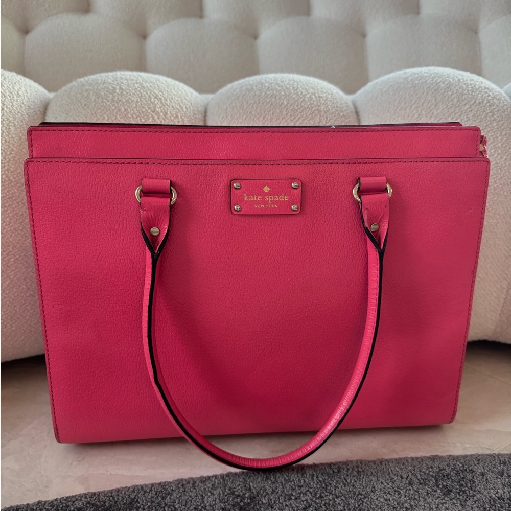 Pink Kate Spade New York Wellesley tote bag